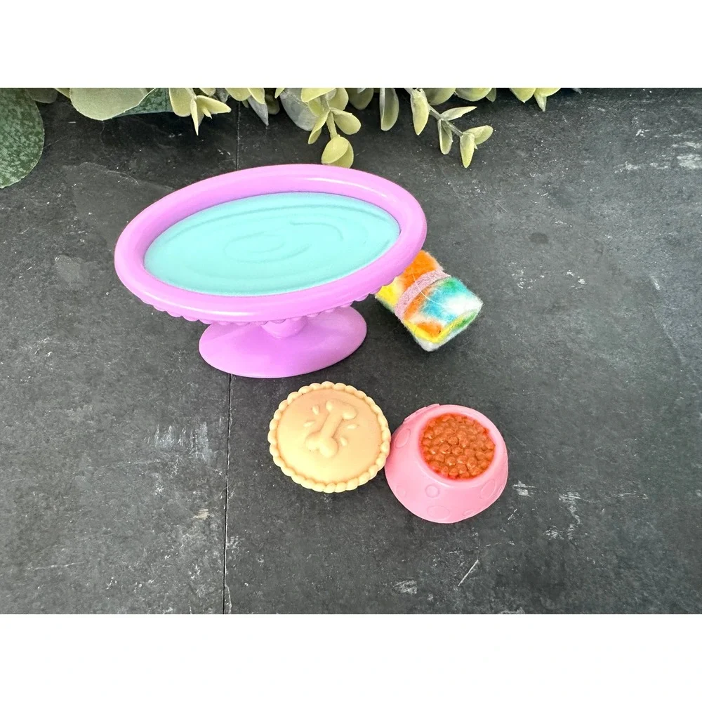 Littlest Pet Shop accessory lot bird bath LPS Hasbro